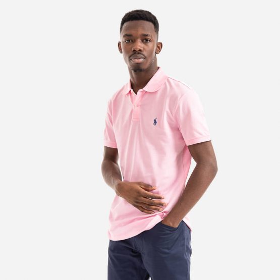 חולצת פולו פולו ראלף לורן לגברים Polo Ralph Lauren Ralph Lauren Short Sleeve  Shirt - ורוד