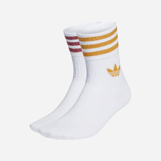 גרב אדידס לגברים Adidas Originals High Socks 2 Pairs - צהוב/כתום