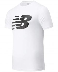 חולצת T ניו באלאנס לגברים New Balance CLASSIC - לבן