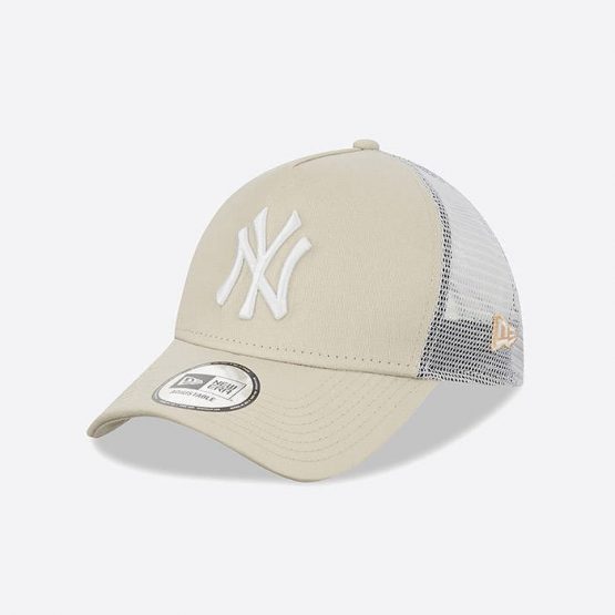כובע ניו ארה לגברים New Era League Essential York Yankees - בז'