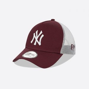 כובע ניו ארה לגברים New Era League Essential York Yankees - בורדו