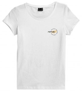חולצת T פור אף לנשים 4F H4Z21 TSD019 - לבן