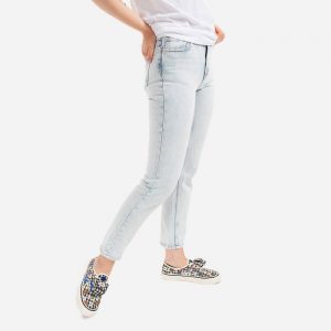 ג'ינס קארהארט לנשים Carhartt WIP WIP Page Carrot Ankle Pant - כחול ג'ינס