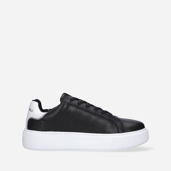 נעלי סניקרס קרל לגרפלד לנשים Karl Lagerfeld  Maxi Kup Perf Logo Lo Lace - שחור