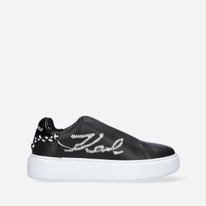 נעלי סניקרס קרל לגרפלד לנשים Karl Lagerfeld  Maxi Kup Whipstitch Lo Lace - שחור