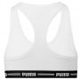 טופ וחולצת קרופ פומה לנשים PUMA Racer Back Top 1P Hang Sports Bra W - לבן