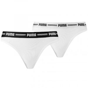 תחתוני פומה לנשים PUMA String 2P Pack Underwear  - לבן