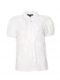 חולצת פולו טופ סיקרט לנשים TOP SECRET SHIRT SHORT SLEEVE - לבן