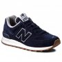 נעלי סניקרס ניו באלאנס לגברים New Balance ML574 - כחול נייבי