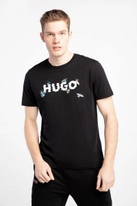 חולצת T הוגו בוס לגברים HUGO BOSS Dulive - שחור