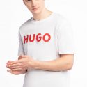 חולצת T הוגו בוס לגברים HUGO BOSS Dulivio - לבן