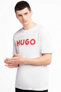 חולצת T הוגו בוס לגברים HUGO BOSS Dulivio - לבן