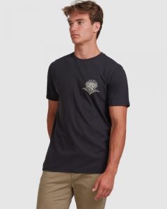חולצת T ריפ קרל לגברים RIP CURL SCORCHED EARTH - אפור כהה