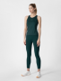 טייץ פור אף לנשים 4F TRAINING QUICK-DRYING LEGGINGS - ירוק כהה