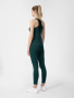 טייץ פור אף לנשים 4F TRAINING QUICK-DRYING LEGGINGS - ירוק כהה