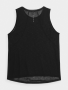 טופ וחולצת קרופ פור אף לנשים 4F Sleeveless Running Shirt - שחור