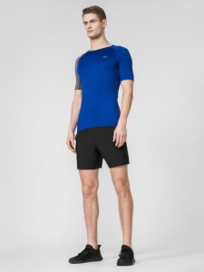 חולצת אימון פור אף לגברים 4F QUICK-DRYING TRAINING SHIRT - כחול
