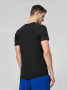 חולצת אימון פור אף לגברים 4F QUICK-DRYING TRAINING SHIRT TSMF015 - שחור