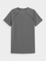 חולצת אימון פור אף לגברים 4F DRY-FIT TRAINING SHIRT - אפור כהה/אפור בהיר