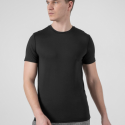 חולצת T פור אף לגברים 4F DRY-FIT SLIM TRAINING SHIRT - שחור