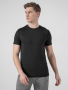 חולצת T פור אף לגברים 4F DRY-FIT SLIM TRAINING SHIRT - שחור