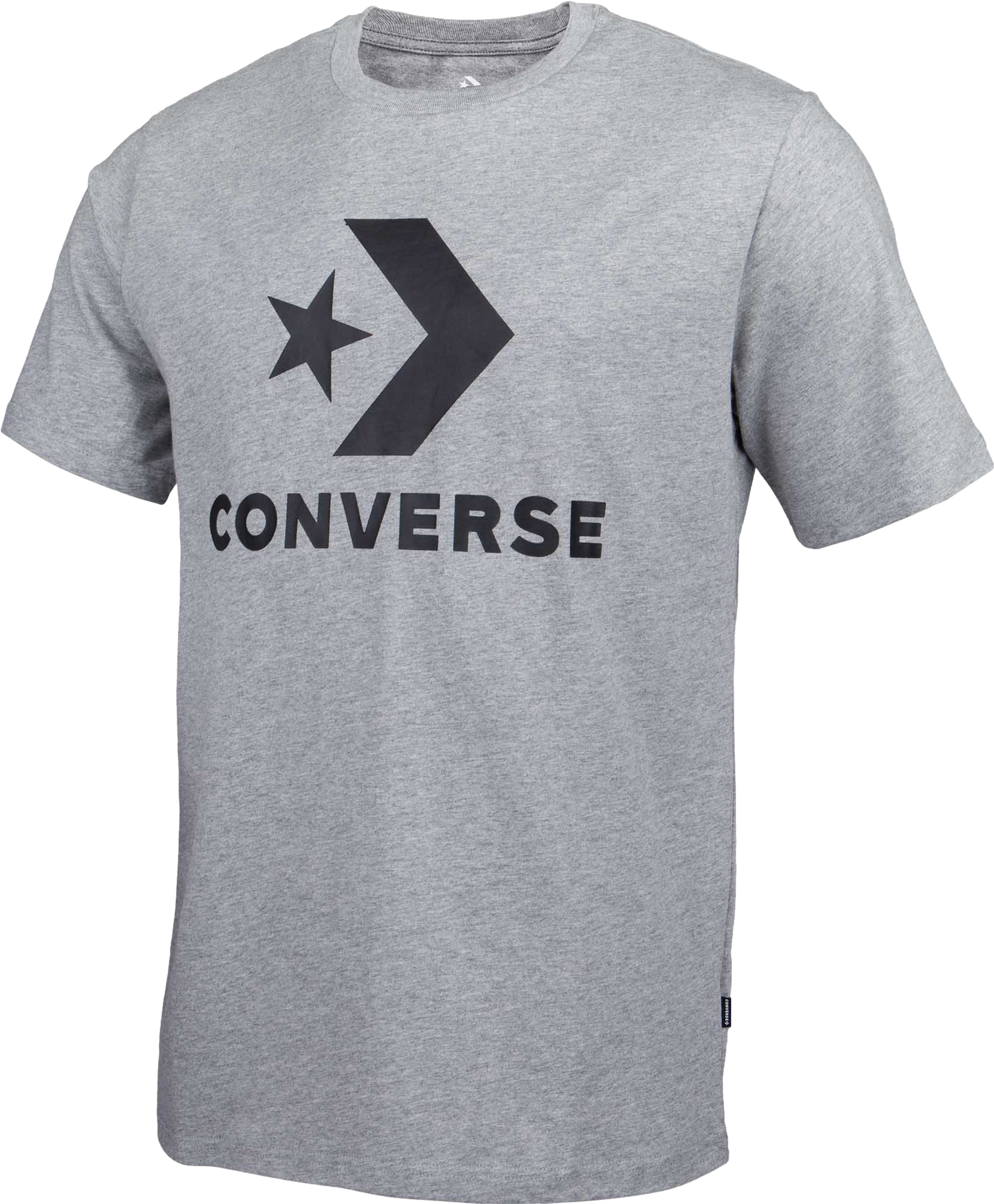 חולצת T קונברס לגברים Converse 10018568-A03 - אפור