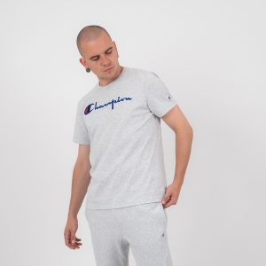 חולצת T צ'מפיון לגברים Champion Crewneck - אפור בהיר