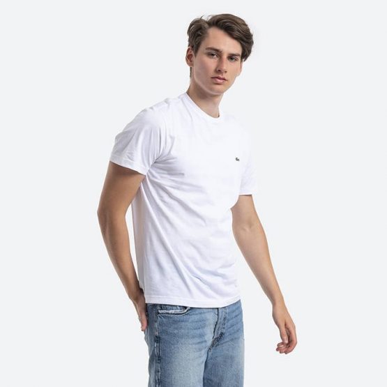 חולצת טי שירט לקוסט לגברים LACOSTE TH2038 001 - לבן