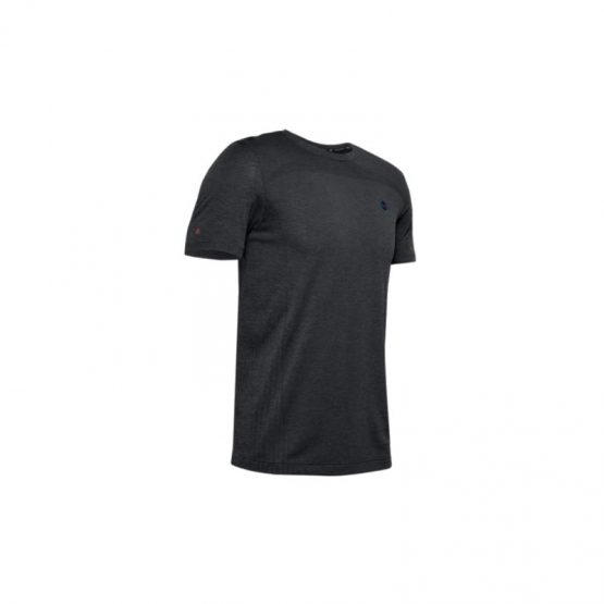 חולצת אימון אנדר ארמור לגברים Under Armour Armor Rush Seamless Fitted SS Tee - שחור