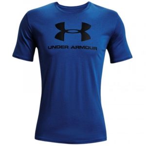 חולצת אימון אנדר ארמור לגברים Under Armour Armor Sportstyle Logo SS - כחול