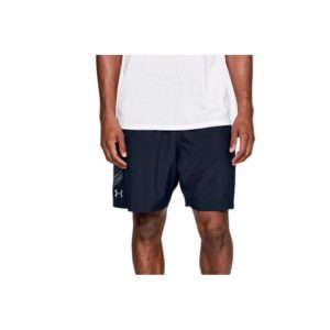 מכנס ספורט אנדר ארמור לגברים Under Armour Armor Woven Graphic Shorts - כחול נייבי