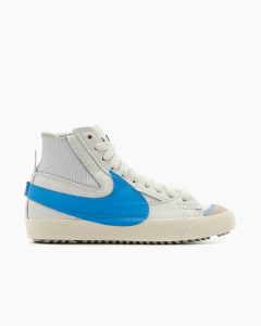 נעלי סניקרס נייק לגברים Nike BLAZER MID 77 JUMBO - כחול/לבן