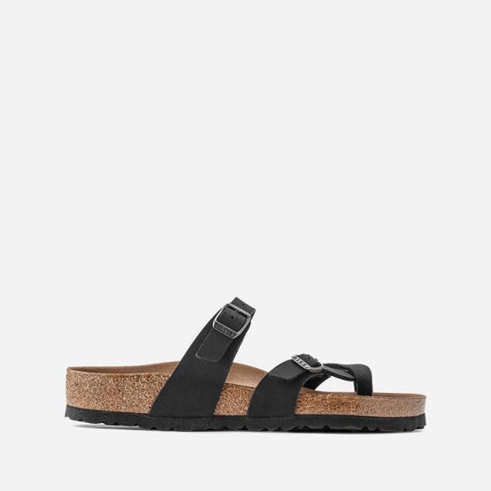 כפכפי בירקנשטוק לנשים Birkenstock Mayari VEGAN - שחור