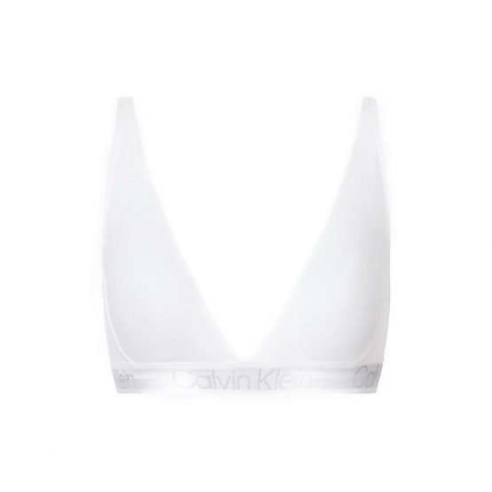 חזיית קלווין קליין לנשים Calvin Klein Bralette Top Lght Lined Triangle - לבן