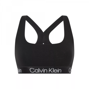 טופ וחולצת קרופ קלווין קליין לנשים Calvin Klein Bralette Underwear Unlined Bralette  - שחור