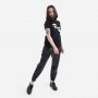 חולצת T קרל לגרפלד לנשים Karl Lagerfeld Ikonik Karl & Choupette T- Shirt - שחור