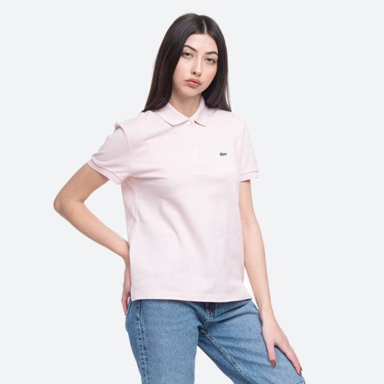 חולצת פולו לקוסט לנשים LACOSTE Best Polo - ורוד בהיר