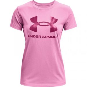חולצת T אנדר ארמור לנשים Under Armour Armor Live Sportstyle Graphic SSC - ורוד