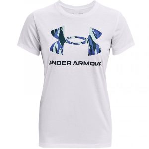 חולצת T אנדר ארמור לנשים Under Armour Armor Live Sportstyle Graphic Ssc - לבן