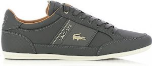 נעלי סניקרס לקוסט לגברים LACOSTE Chaymon 0321 - אפורכסף