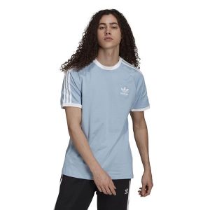 חולצת T אדידס לגברים Adidas Originals 3 Stripes Tee - תכלת