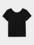 חולצת T פור אף לנשים 4F  PLAIN T-SHIRT - שחור