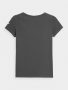 חולצת T פור אף לנשים 4F  T-SHIRT  PRINT - אפור כהה