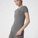 חולצת אימון פור אף לנשים 4F DRY-FIT RUNNING SHIRT - אפור בהיר