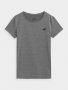 חולצת אימון פור אף לנשים 4F QUICK-DRYING TRAINING SHIRT - אפור בהיר