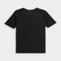 חולצת טי שירט פור אף לגברים 4F HIKING SHIRT WITH MERINO - שחור