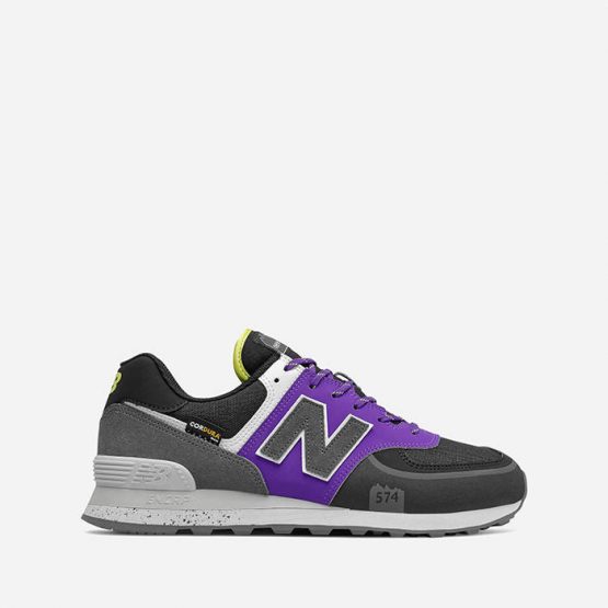 נעלי סניקרס ניו באלאנס לגברים New Balance ML574 - שחור/סגול