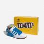 נעלי סניקרס אדידס לגברים Adidas Originals M&MS Forum Low 84 - כחול/לבן