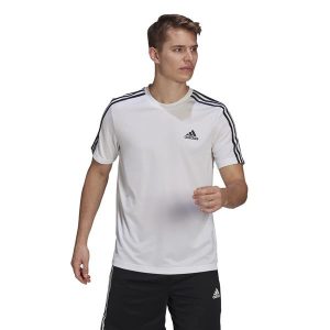 חולצת טי שירט אדידס לגברים Adidas 3-STRIPES TEE - לבן