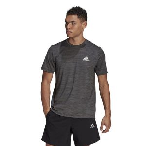 חולצת T אדידס לגברים Adidas AEROREADY - אפור כהה